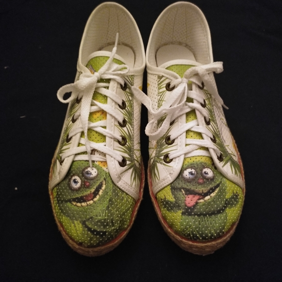 🌺Adorable Goby sneaker loafers with hand drawings size 43 (11)🌺 - Picture 3 of 9